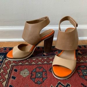 Aldo Color Block Leather Heels